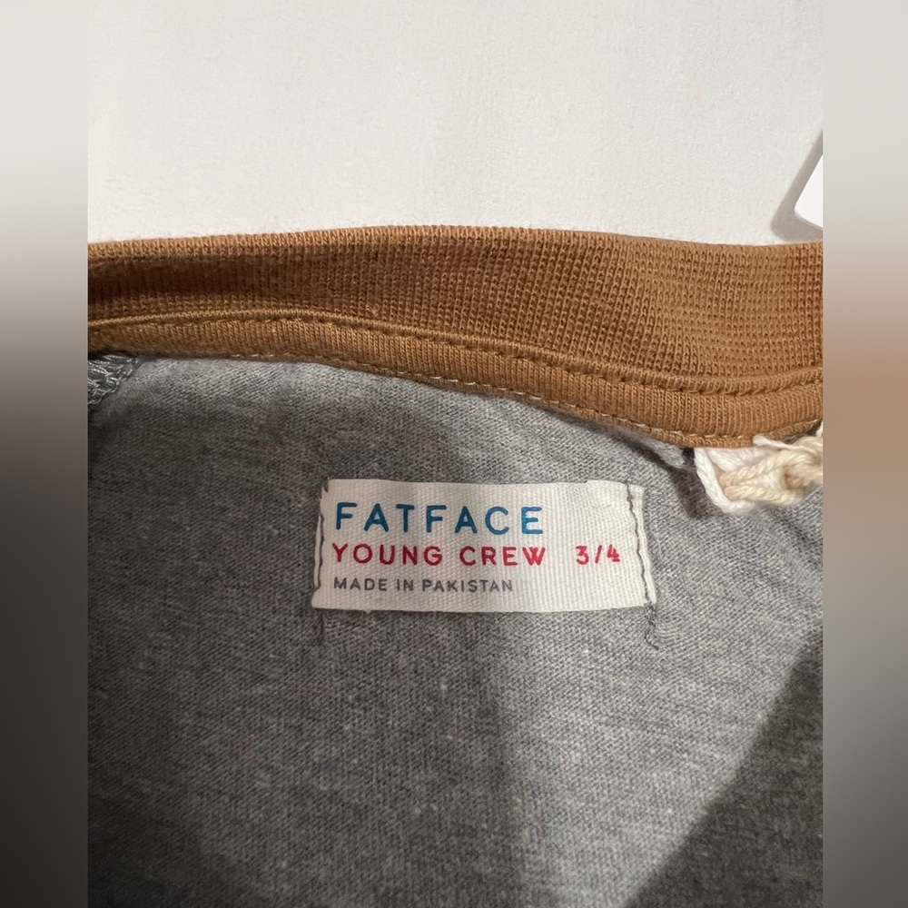 Fat Face Color Block Raglan tee NWT - Picture 3 of 7